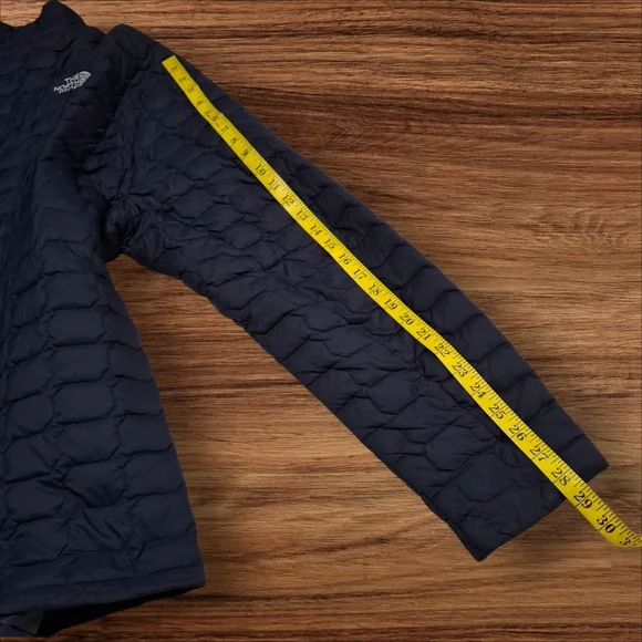 The North Face ThermoBall Full-Zip Navy Nylon Puffer Jacket Men Size XXXL - Picture 15 of 16